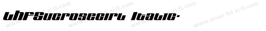 LHFSucrosegirl Italic字体转换